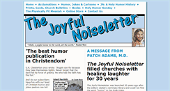 Desktop Screenshot of joyfulnoiseletter.com